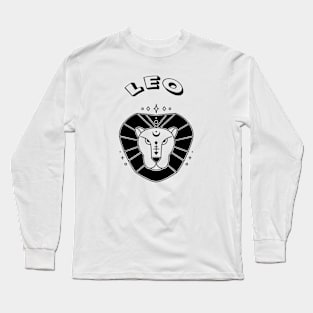 Leo Astrology Sign Long Sleeve T-Shirt